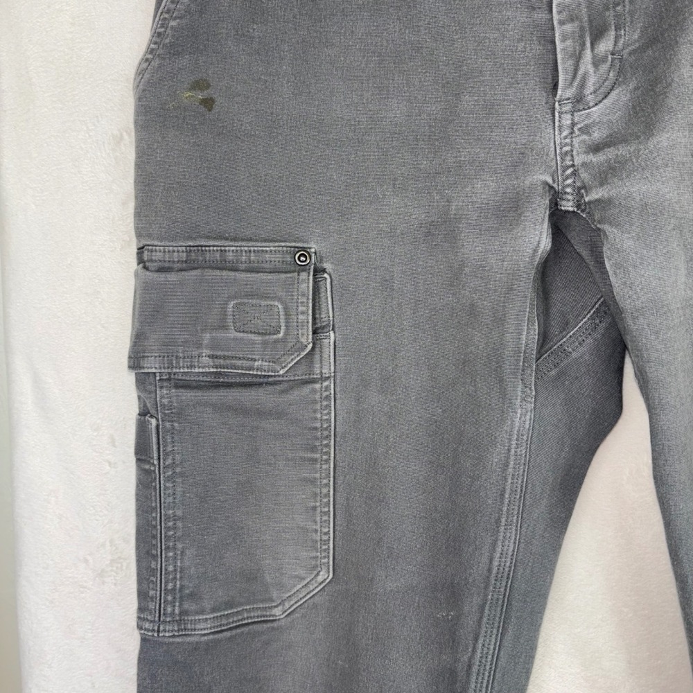 DULUTH TRADING CO Flex Fire Hose Pants Mens Cargo Work Pants Grey Utility 36X32 - Picture 11 of 16